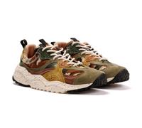 FLOWER MOUNTAIN Wave Sneaker Verdi in Suede da Uomo