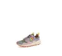 Sneakers Flower Mountain da donna, in suede e nylon, colore cipria/ grey/ mil...