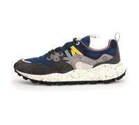 FLOWER MOUNTAIN YAMANO 3 Man-Sneakers in Suede e Tessuto Tecnico-Grigio, Blu 43