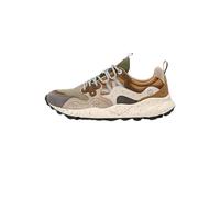 FLOWER MOUNTAIN Sneakers Modello Yamano 3, in Tessuto Tecnico, con Inserti in Suede, Allacciatura in Stile Trekking, Sottopiede in Sughero Naturale Antibatterico, Suola in Gomma ultral