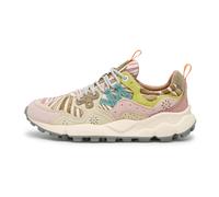 FLOWER MOUNTAIN Scarpe Donna YAMANO3 Suede Cotton PINLWHTMILI PE26