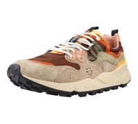 FLOWER MOUNTAIN Yamano 3 Uni Suede Nylon Running Sneakers - Marrone, 43