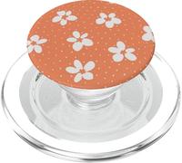 Flower My World Burnt Orange Flower PopSockets PopGrip per MagSafe