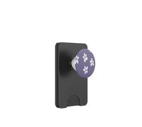 Flower My World Purple Mauve PopSockets PopWallet per MagSafe