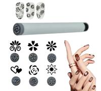 Flower Nail Stamper - Kit Di Banco Rapida, Riutilizzabile | Di Stampaggio Durevole Con Precisione In Design A Livello Del Salone, Idee Per Unghie Per Feste Fai-da-te O Manicure Di Nozz