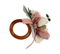 Flower Napkin Rings -Artificial Floral Country-style Napkin R