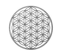 Flower of Life Metatron - Stencil riutilizzabile, formato A3, A4, formato A5, formato L, formato L (140 x 140 cm, 140 x 140 cm)
