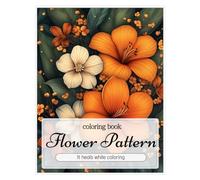 Flower Pattern : coloring book 8~adult