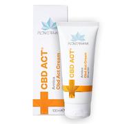 Flower Pharm, Crema Corpo CBD Act 120 mg, Arnica, Burro di Karitè e Olio di Oliva Bio, Allevia la Sensazione di Pesantezza alle Gambe, 100 ml