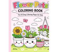 Flower Pots Coloring Book for Kids