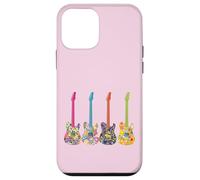 Flower Power Chitarre Fun Funky Instruments Custodia per iPhone 12 mini