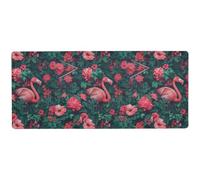 Flower Power Part - Tappetino per mouse lungo e sottile, per studio, comodo e grande, 80 x 30 cm