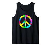 Flower Power Peace Hippie Love Costume Anni '60 Anni '70 Canotta