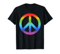 Flower Power Peace Hippie Love Costume Anni '60 Anni '70 Maglietta