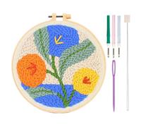 Flower Punch Needle Kit - Creative Handmade Exquisite Craft Kits, DIY Art