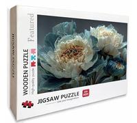 Flower Puzzle 1000 Pezzi Adulti, Puzzle Legno con Scatola 75x50cm, Idea Regalo Uomo e Donna, Giochi Divertenti per Familiar, Giochi di Sfida, Squisita confezione Regalo, Decor Casa, (Pianta) M-1959