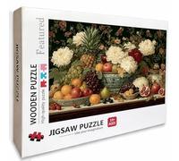 Flower Puzzle 4000 Pezzi Adulti, Puzzle Legno con Scatola 141x87cm, Idea Regalo Uomo e Donna, Giochi Divertenti per Familiar, Giochi di Sfida, Squisita confezione Regalo, Decor Casa, (Retrò) 5-5224