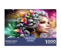Flower Queen 1000 Pezzi Puzzle Classici Per Adulti E Bambini A Partire Da 12 Anni Giochi Rilassamento E Intelligenza Ideale Per Amanti Dei Puzzle Esperti - Decorazione Domestica 38x26cm/1000pcs
