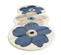 Flower Rug Mat, Vintage Floor Carpet, Anti Slip Thick Runner, Decorative Room Mat, for Home Kitchen Dining Room Bedside Nursery Entryway Dorm Living Space Comfort Use