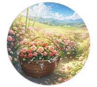 Flower Sea 1000 Pieces Jigsaws Stress Reliever Difficult Challenge for Adults Kids Challenging Magical Jigsaw Puzzles Family Game Gifts And Gifts 1000pcs (67.5x67.5cm)