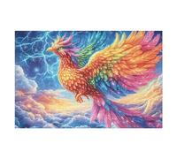 Flower Sea Colorful Phoenix Puzzle 1000 Pezzi Lago Di Braies Per Adulti Splendid Celestial Critters Cartone Riciclato Ecologico Per Tempo Libero E Decorazione Da Passatempo Edizione Esclusiva 1000 PCS