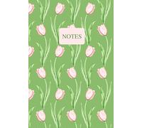 Flower Series Notebook 'Green': 120 Pages College Ruled