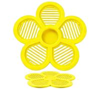 Flower Shape Butterfly Water Bowl - Floating Pollinator Drinking Station, Bee Hydration Dish, Decorative Garden Water Accessory, Lightweight Floating Design | SUMMERGARDEN Display, Patio Relaxation,