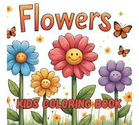 Flower Shapes for Little Hands: Fun and Easy Flower Coloring Pages for Kids