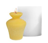 Flower Silicone Mold - 9.5cm Vase Silicone Molds | Aromatherapy Gypsum Candles - Handmade Scented Candle | Soaps, Plaster Resin Crafts, Cake | Rose Carnation Peony