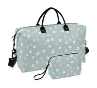 Flower Spring Little Fresh Borsa da viaggio per weekend con tracolla regolabile per viaggi d'affari multifunzionale