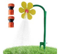Flower Sprinkler, 360° Rotating Water Spray Toy, 29.92 Inches Decorative Outdoor Sprinkler for Garden Lawn Vegetable Patch Farm Park Playground Dog Cooling and Toddler Summer