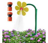 Flower Sprinkler for Kids, 360 Degree Rotating Moving Irrigation Tool, Decorative Outdoor Water Sprinkler, Fun Backyard Splash Toy to Farm, Park, Vegetable Garden, Lawn Cooling