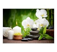 Flower Stone Diamond Painting Kit,Diamond Art Kits for Adults,DIY diamond art painting for Beginner,5D Full Drill Square Diamond Gem Art Crafts for Home Wall Decor 55x75cm