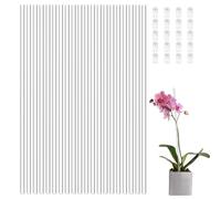 Flower Support Sticks, Clear Acrylic Support Stakes, Eco-Friendly Plant Supporti, Vines Support Clips, Plant Trellis Stakes, Garden Plant Support Accessories, Floral Arrangement Stakes
