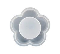 Flower Tealight Porta Candele Resina Stampo Cangoli Per Farina Gioielli Fai -da -te Garnelli Candy Box Decorazioni La Casa Stampi Cemento/epossidico Stampi In Cemento La Preparazione