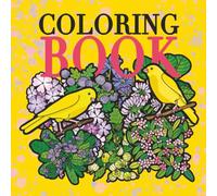 Flower-Themed Coloring Book: - Yellow Edition: 50 Unique Pages to Color, Cut, and Create