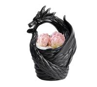 Flower Vaso - Vaso floreale per drago decorativo | Vaso decorativo floreale decorativo drago | Dragon Decorative Floral Vaso Farmhouse Decorative Vaso per soggiorno Bedroom Tabletop