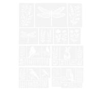 Flower Wall Stencil - DIY Reusable Garden Decoration Stencils