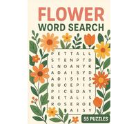 flower Word Search: puzzle book