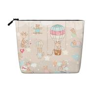 Flower1 Borsa da viaggio cosmetici per donne e ragazze