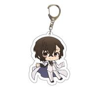 flowereyes Bungou Stray Dogs portachiavi Anime stampa acrilico portachiavi ciondolo libro borsa ciondolo chiave Chuuya Nakahara figura...