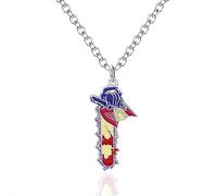 flowereyes Trendy Anime Chainsaw Man Spilla/collana/portachiavi Carnevale Halloween Party carino decorazione Diavolo potere Makima Denji Aki Hayakawa Cosplay oggetti di scena per gli uomini le donne