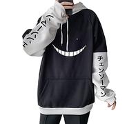flowereyes Unisex Felpa con Cappuccio Assassination Classroom Pullover a Maniche Lunghe Casual Sportivo Ampio Felpa con Cappuccio con Stampa Anime Korosensei