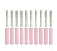 Floweringbeter 10 lime per affilatura per motosega da 4,8 mm, per smerigliatrice elettrica, compatibile con catena piccola 325 e catena grande a 8 catene cilindriche (5,5 mm)