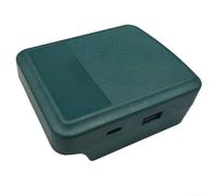 Floweringbeter Adattatore caricabatterie wireless per batteria Dewalt DCB200 DCB203 BAT618 BL1830 USB tipo e-C PD 18 W Power Bank Station (per BL1830)