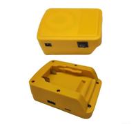 Floweringbeter Adattatore caricabatterie wireless per batteria Dewalt DCB200 DCB203 BAT618 BL1830 USB tipo e-C PD 18 W Power Bank Station (per DCB200)