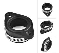 Floweringbeter Adattatore di aspirazione per collettore flangia per bagagliaio, 32 mm, 34 mm, compatibile con carburatori Mikuni 30-34 per UTV moto e configurazione del motore