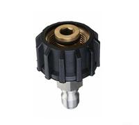 Floweringbeter Adattatore standard per idropulitrice maschio a femmina M22 progettato per raccordi per tubi flessibili da 1/4 di pollice e 3/8 di pollice e compatibilità con filettatura M22 (3/8 QD