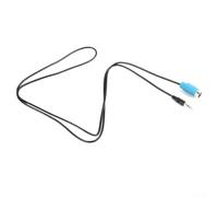 Floweringbeter Alpine - Cavo di ingresso AUX da 150 cm, connettore a D | Connettore a forma di D, lunghezza 150 cm, si collega per lettori mp3, computer portatili, console di gioco alle radio Alpine