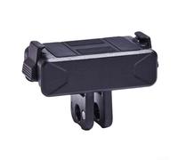 Floweringbeter Base magnetica in lega di alluminio compatibile con fotocamera DJI Action 5 che offre una forte adesione e filo meccanico di backup
